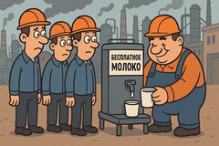 Обеспечение работников молоком